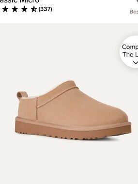 NWOT UGG Women's Classic Micro Mules. Size 6